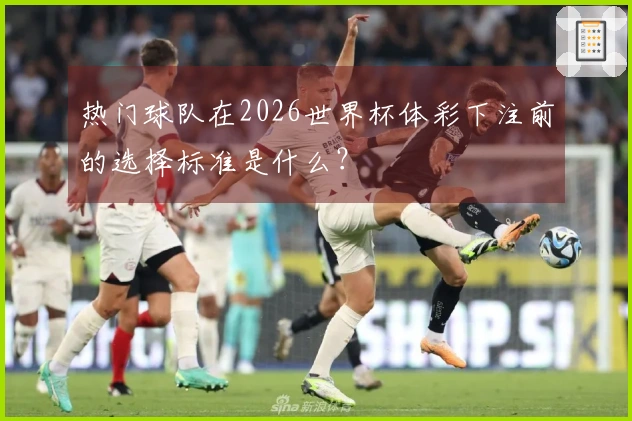 热门球队在2026世界杯体彩下注前的选择标准是什么？